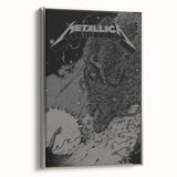 Metallica Skeleton Angel Poster - Retro Metal Wall Art