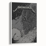 Metallica Skeleton Angel Poster - Retro Metal Wall Art