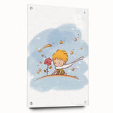 Little Prince & Rose Girls Room Wall Art - Dreamy Kids Decor