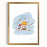 Little Prince & Rose Girls Room Wall Art - Dreamy Kids Decor