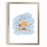 Little Prince & Rose Girls Room Wall Art - Dreamy Kids Decor