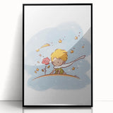 Little Prince & Rose Girls Room Wall Art - Dreamy Kids Decor