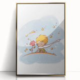 Little Prince & Rose Girls Room Wall Art - Dreamy Kids Decor