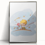 Little Prince & Rose Girls Room Wall Art - Dreamy Kids Decor
