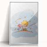 Little Prince & Rose Girls Room Wall Art - Dreamy Kids Decor