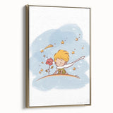 Little Prince & Rose Girls Room Wall Art - Dreamy Kids Decor