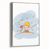 Little Prince & Rose Girls Room Wall Art - Dreamy Kids Decor