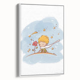 Little Prince & Rose Girls Room Wall Art - Dreamy Kids Decor