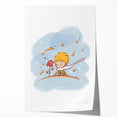 Little Prince & Rose Girls Room Wall Art - Dreamy Kids Decor