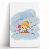 Little Prince & Rose Girls Room Wall Art - Dreamy Kids Decor