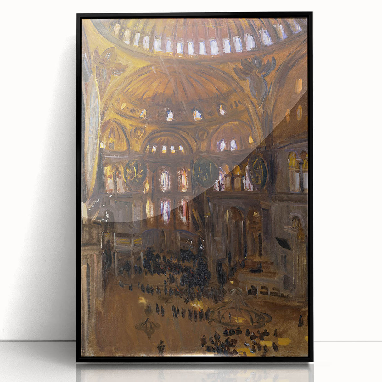 Romanticism Art: Santa Sofia Interior - Famous Romantic Era Painting