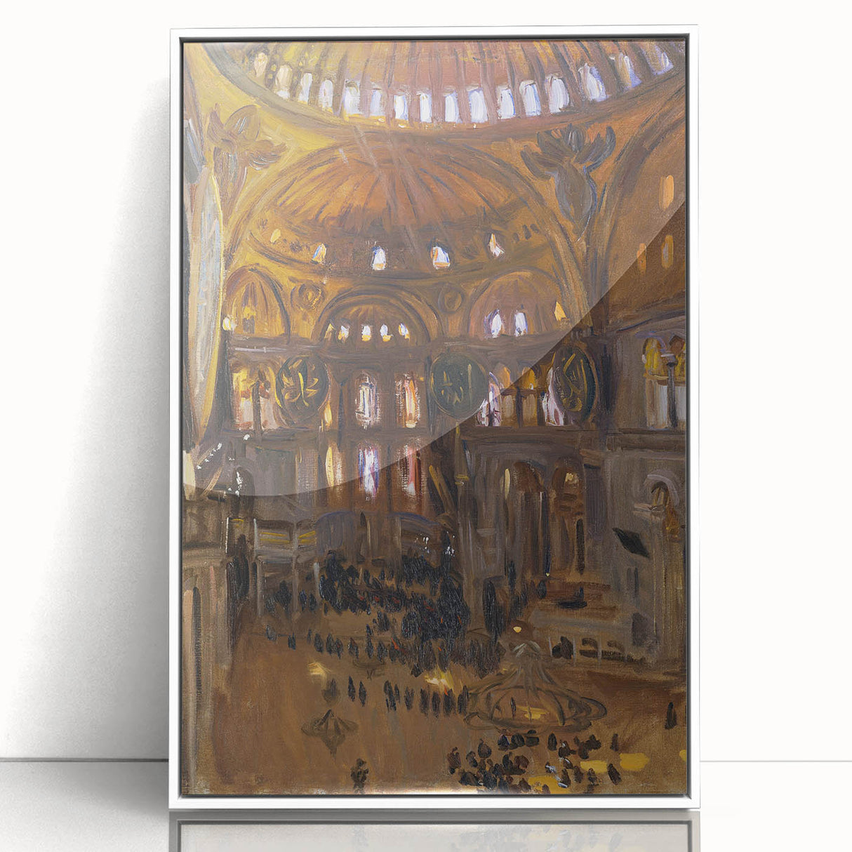 Romanticism Art: Santa Sofia Interior - Famous Romantic Era Painting