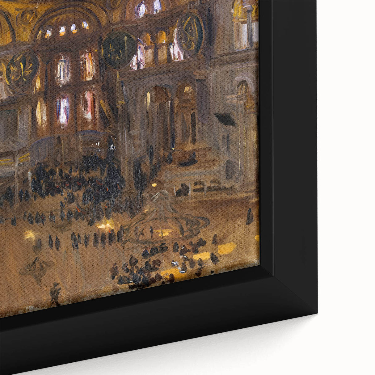 Romanticism Art: Santa Sofia Interior - Famous Romantic Era Painting