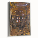 Romanticism Art: Santa Sofia Interior - Famous Romantic Era Painting