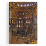 Romanticism Art: Santa Sofia Interior - Famous Romantic Era Painting