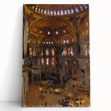 Romanticism Art: Santa Sofia Interior - Famous Romantic Era Painting