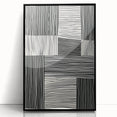 Acrylic Dining Room Artwork – Modern Black & White Wall Decor