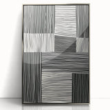 Acrylic Dining Room Artwork – Modern Black & White Wall Decor