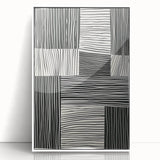 Acrylic Dining Room Artwork – Modern Black & White Wall Decor