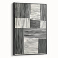 Acrylic Dining Room Artwork – Modern Black & White Wall Decor