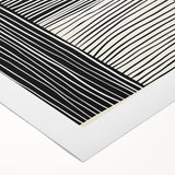 Acrylic Dining Room Artwork – Modern Black & White Wall Decor