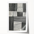 Acrylic Dining Room Artwork – Modern Black & White Wall Decor
