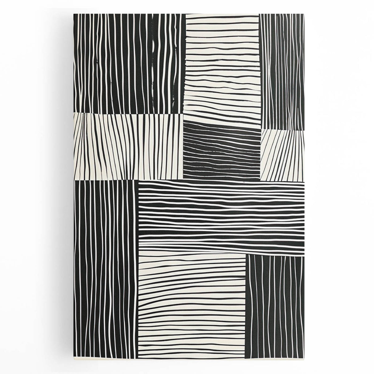 Acrylic Dining Room Artwork – Modern Black & White Wall Decor