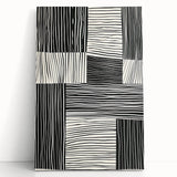 Acrylic Dining Room Artwork – Modern Black & White Wall Decor
