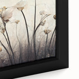 Elegant Floral Living Room Wall Art – Modern Canvas & Framed Print
