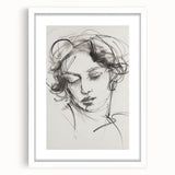 Abstract figurative art frame with a white mat, showcasing vibrant colors and dynamic shapes, perfect for modern home decor. Ideal for enhancing artistic spaces.