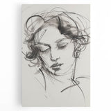 Abstract figurative stretched canvas artwork showcasing vibrant colors and dynamic shapes, ideal for modern home decor and art enthusiasts, enhancing any living space.