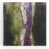 Abstract floral canvas artwork showcasing vibrant colors and intricate patterns, designed to enhance modern home decor. Perfect for living rooms or art galleries.