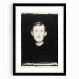 Expressionist Art - Self-Portrait by Edvard Munch