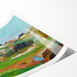 Impressionist Landscape - Le Pouldu by Paul Gauguin Print