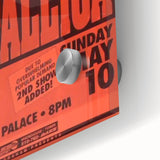 Metallica 1980s Concert Poster - Cow Palace Shows