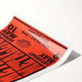 Metallica 1980s Concert Poster - Cow Palace Shows