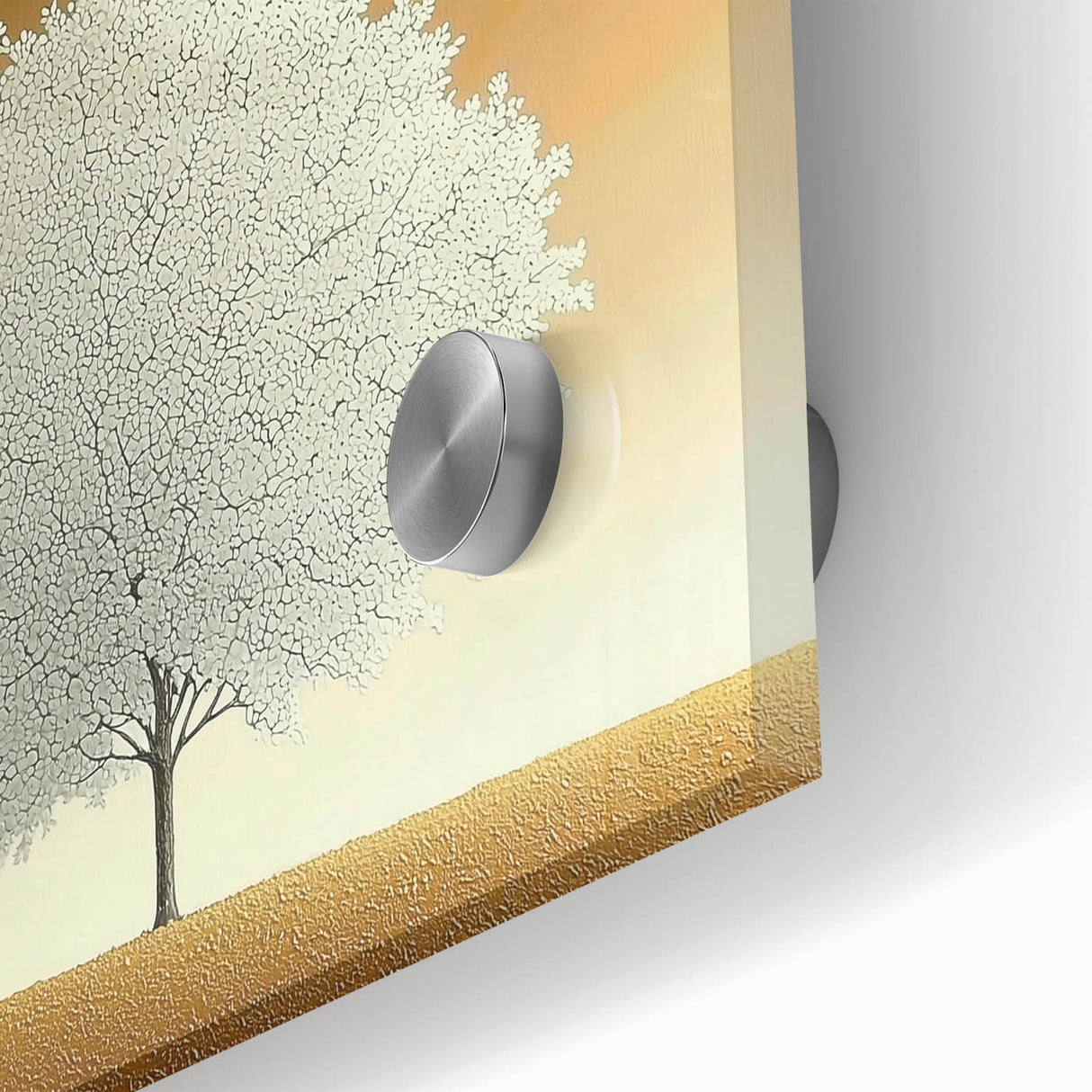 Elegant Dining Room Wall Art – Framed Tree Canvas & Acrylic Print