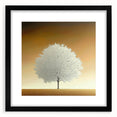Elegant Dining Room Wall Art – Framed Tree Canvas & Acrylic Print