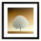 Elegant Dining Room Wall Art – Framed Tree Canvas & Acrylic Print
