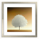 Elegant Dining Room Wall Art – Framed Tree Canvas & Acrylic Print