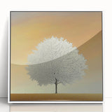 Elegant Dining Room Wall Art – Framed Tree Canvas & Acrylic Print