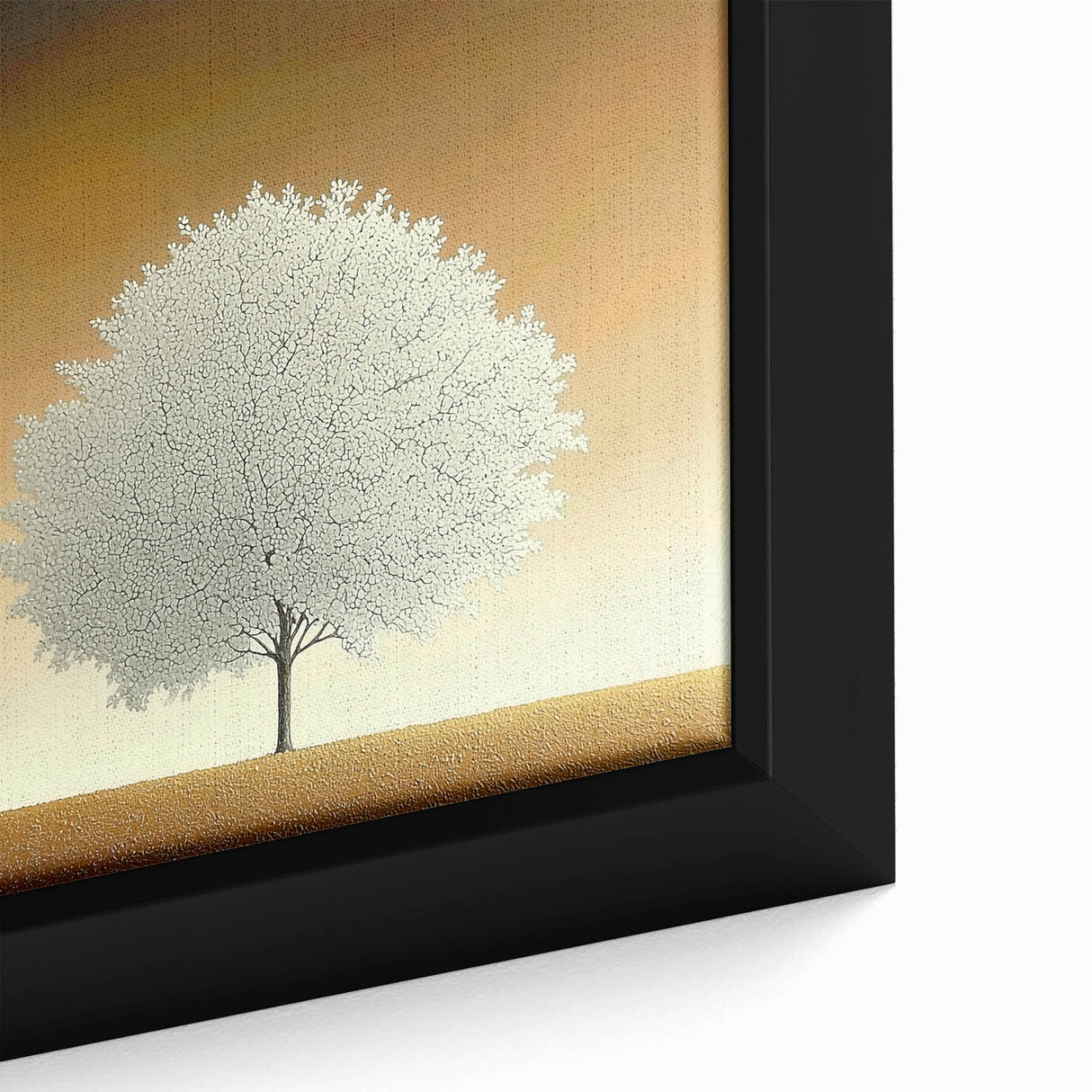 Elegant Dining Room Wall Art – Framed Tree Canvas & Acrylic Print