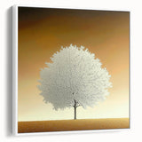 Elegant Dining Room Wall Art – Framed Tree Canvas & Acrylic Print