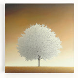Elegant Dining Room Wall Art – Framed Tree Canvas & Acrylic Print