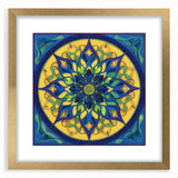 Vibrant Mandala Living Room Wall Art – Modern Canvas & Framed Print