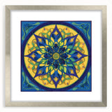 Vibrant Mandala Living Room Wall Art – Modern Canvas & Framed Print