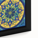 Vibrant Mandala Living Room Wall Art – Modern Canvas & Framed Print
