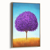 Framed canvas artwork showcasing an abstract landscape with golden hues, emphasizing vibrant colors and intricate details, perfect for modern home decor.