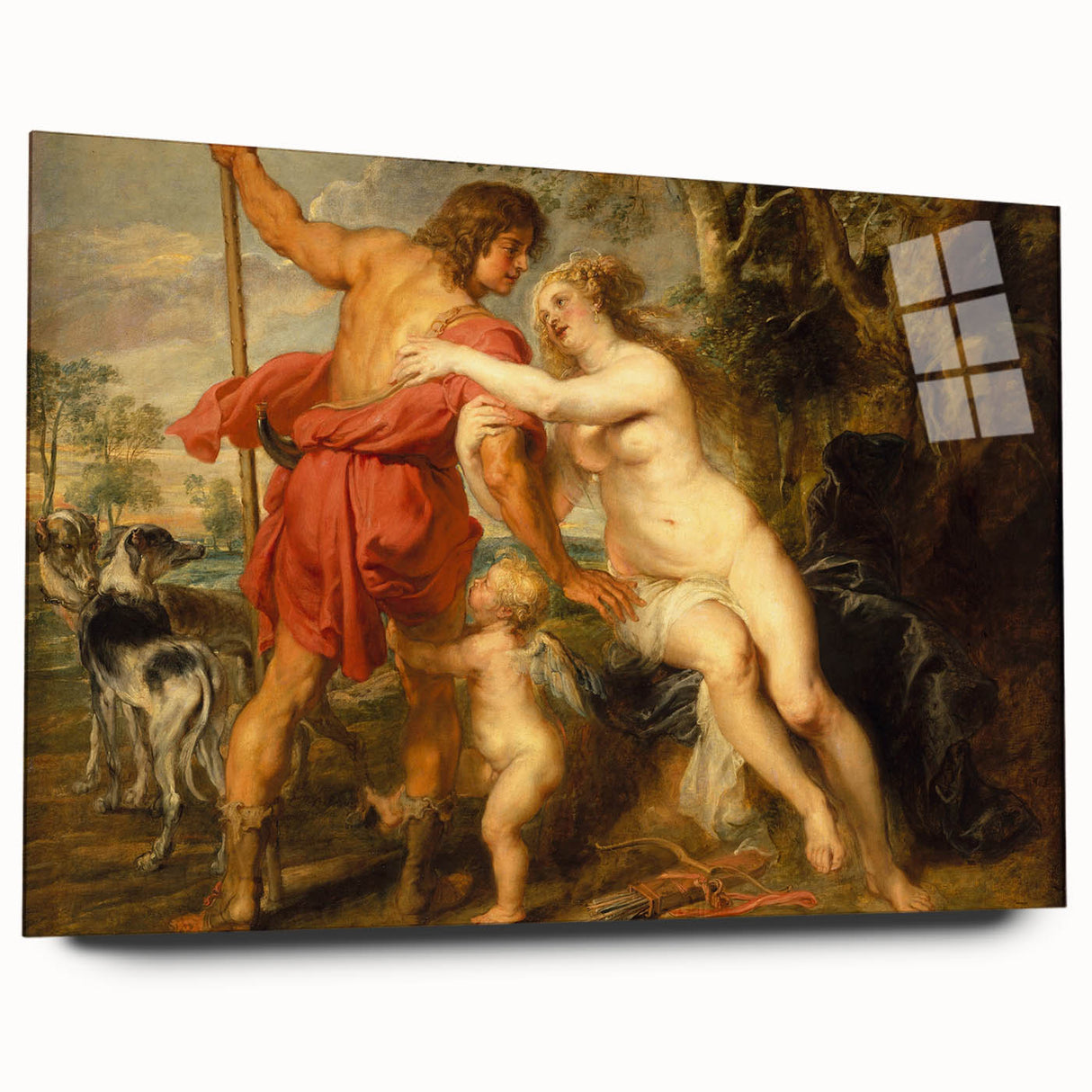 Baroque Mythological Romance Wall Art – Timeless Period Elegance