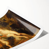 Baroque Mythological Romance Wall Art – Timeless Period Elegance